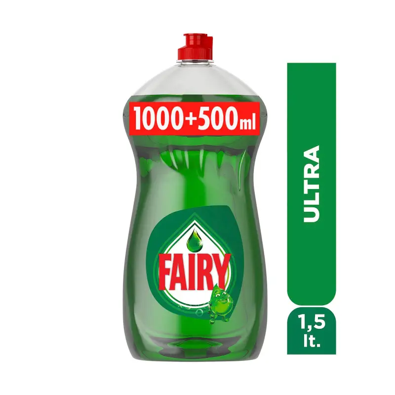 FAIRY Ultra Απορρυπαντικό Πιάτων Υγρό 1000ml +500ml Δώρο