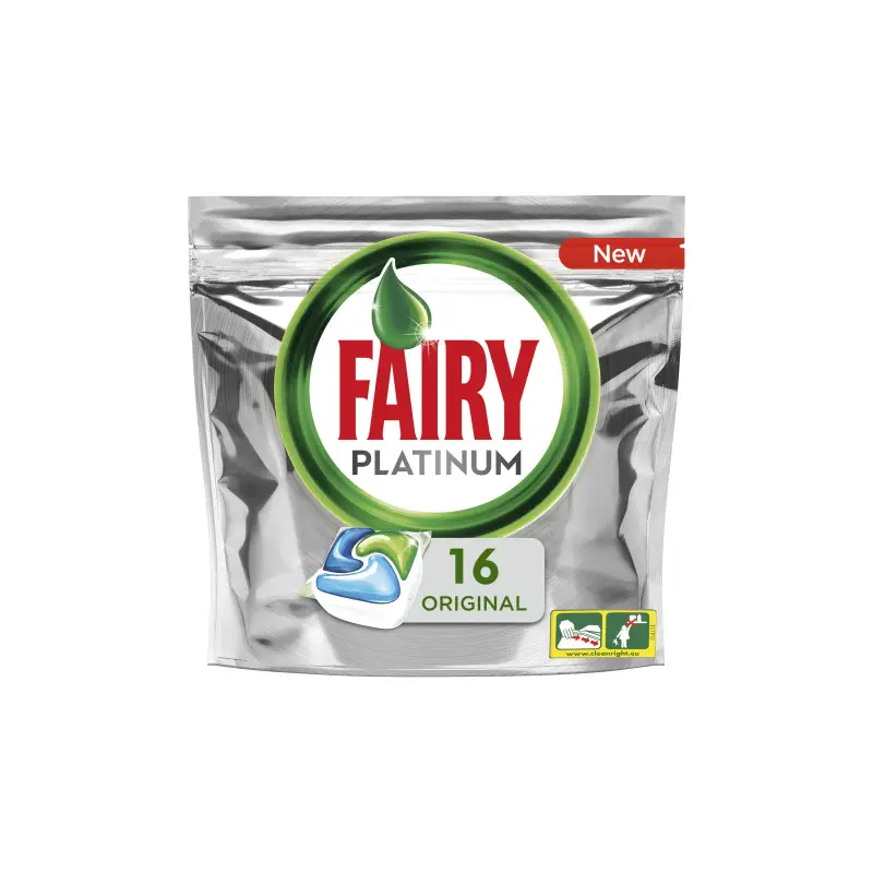 FAIRY Κάψουλες Πλυντηρίου Πιάτων Ultra Platinum 16 Τεμάχια