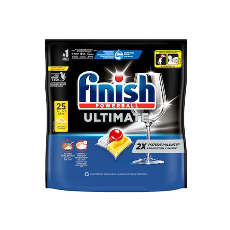FINISH Κάψουλες Πλυντηρίου Πιάτων Power All in 1 Λεμόνι 85 Tεμάχια