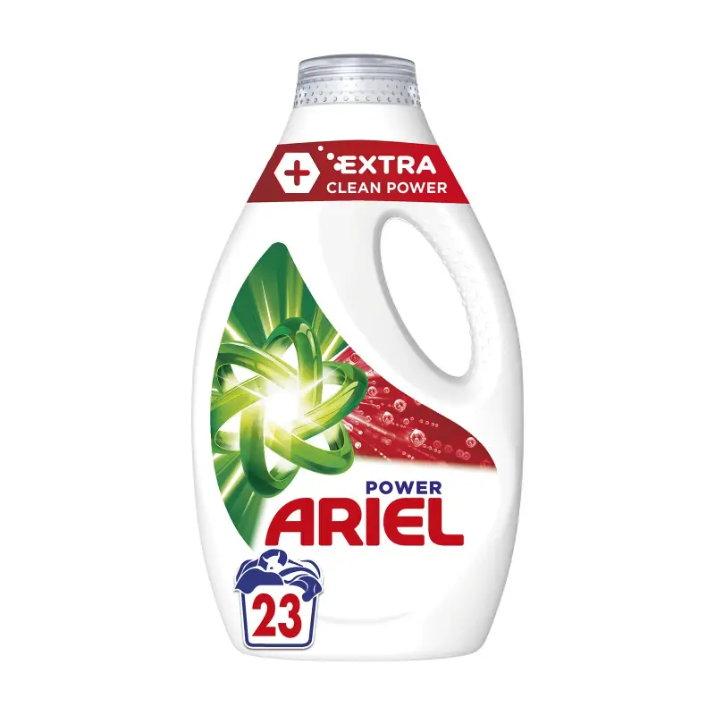 ARIEL Power Απορρυπαντικό Ρούχων Υγρό +Extra Clean Power 23 πλύσεις