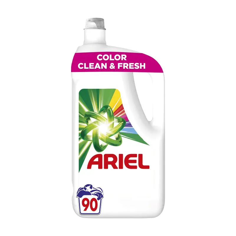ARIEL Απορρυπαντικό Πλυντηρίου Ρούχων Υγρό Color Clean & Fresh 90 πλύσεις