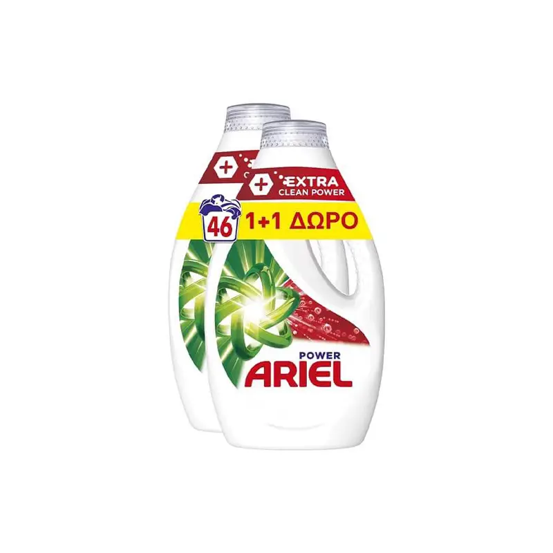 ARIEL ΥΓΡΟ 23μεζ., (1,15lt) (EXTRA CLEAN) (1+1ΔΩΡΟ)