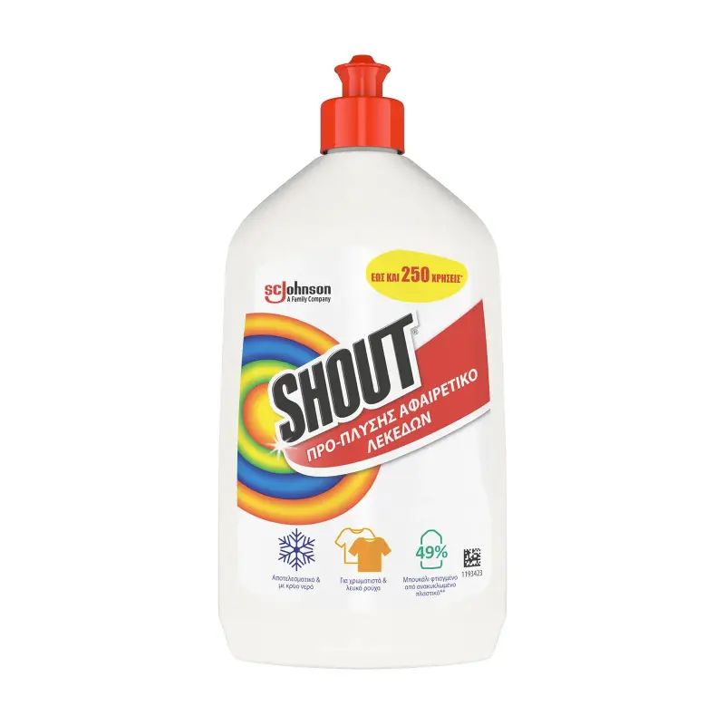 BIO SHOUT Καθαριστικό Λεκέδων 500ml