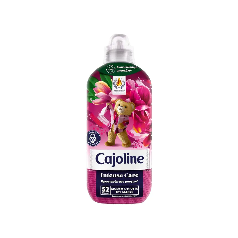 CAJOLINE Συμπυκνωμένο Μαλακτικό Ρούχων Λίλιουμ & Φρούτα Του Δάσους 52 Μεζούρες 1096 ml
