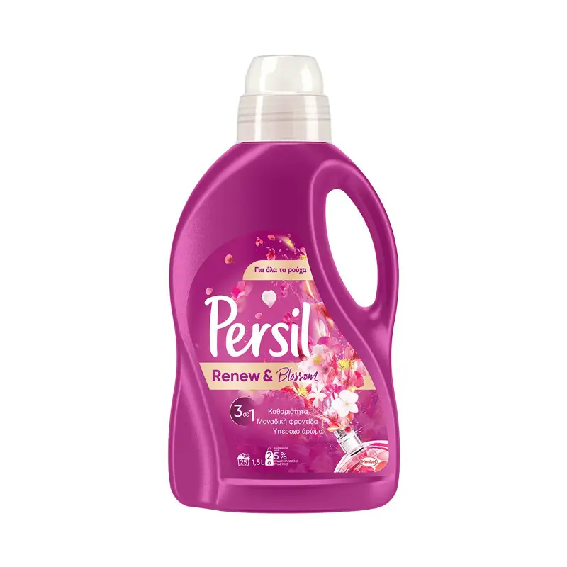 PERSIL Yγρό Πλυντηρίου Ρούχων Renew & Blossom 25 Μεζούρες