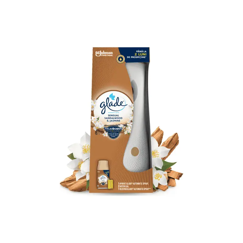 GLADE Automatic Spray Bali Sandalwood & Jasmine Αποσμητικό Χώρου Σετ