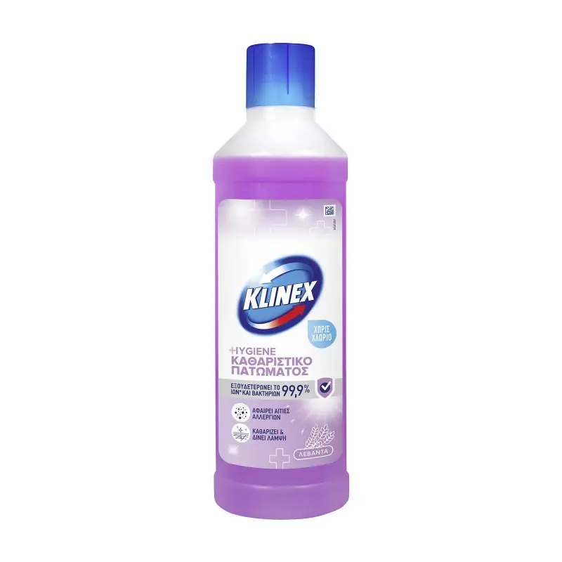 KLINEX Hygiene Καθαριστικό Υγρό Πατώματος Λεβάντα Χωρίς χλώριο 1lt