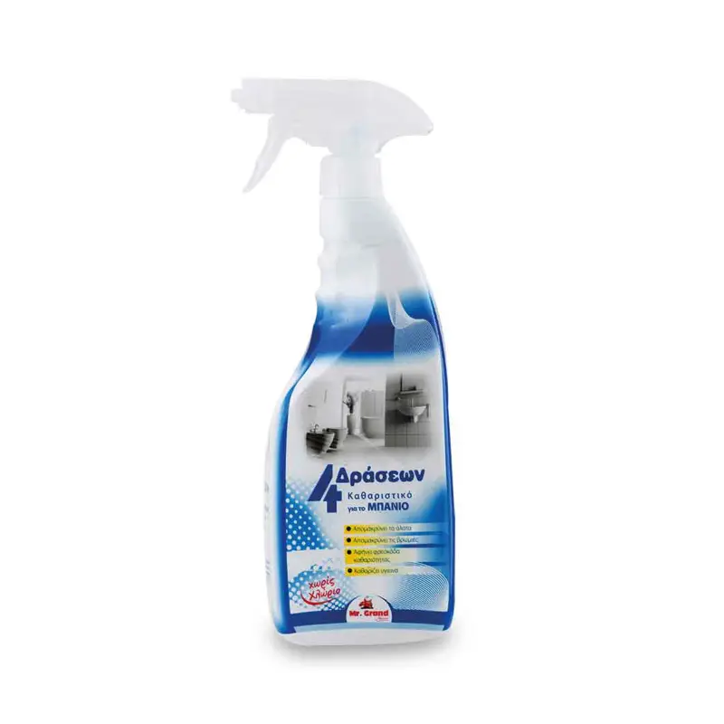 MR.GRAND Πολυκαθαριστικό Σπρέι Μπάνιου 4σε1 750ml