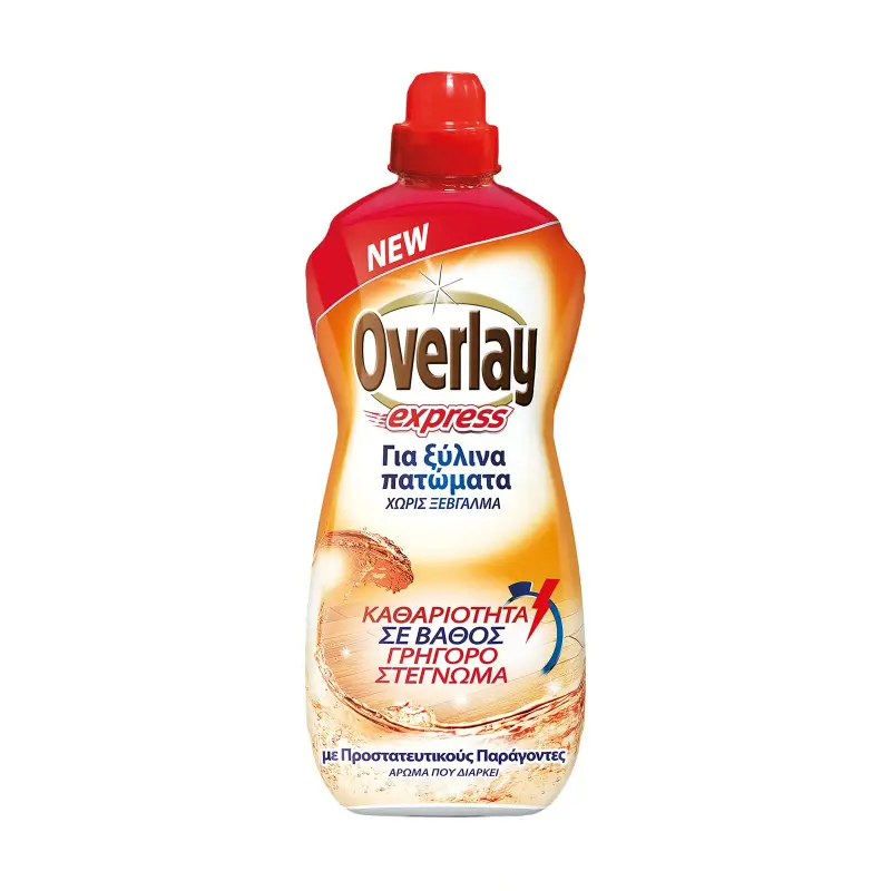 OVERLAY Express Καθαριστικό Υγρό για Ξύλινα Πατώματα 1lt