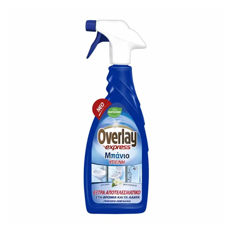OVERLAY Express Μπάνιο Καθαριστικό Σπρέι Υγιεινή 650ml