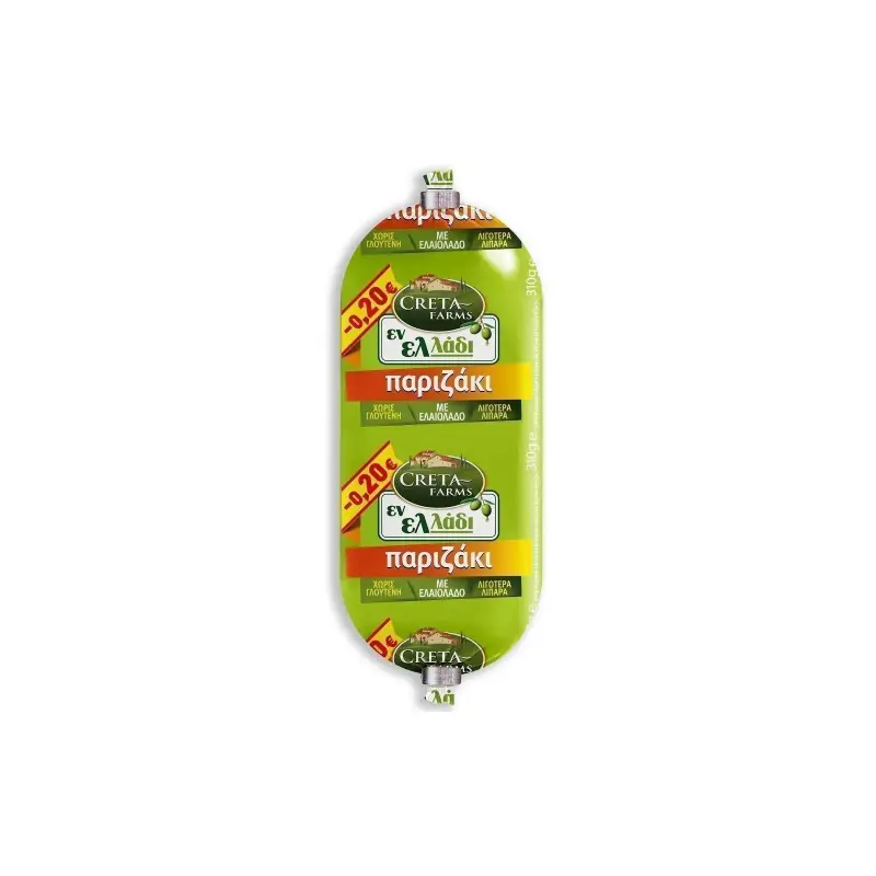 CRETA FARMS Εν Ελλάδι Παριζάκι Χωρίς Γλουτένη 310gr