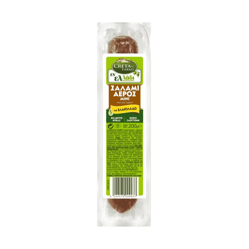 CRETA FARMS Εν Ελλάδι Σαλάμι Αέρος Μίνι 200gr