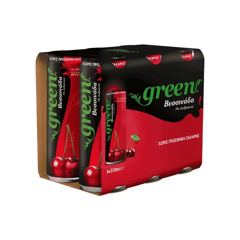 GREEN Βυσσινάδα Κουτί 6x330ml