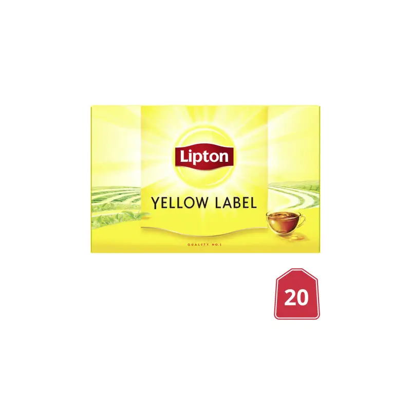 LIPTON Τσάι Μαύρο Λεμόνι 20×1.7g
