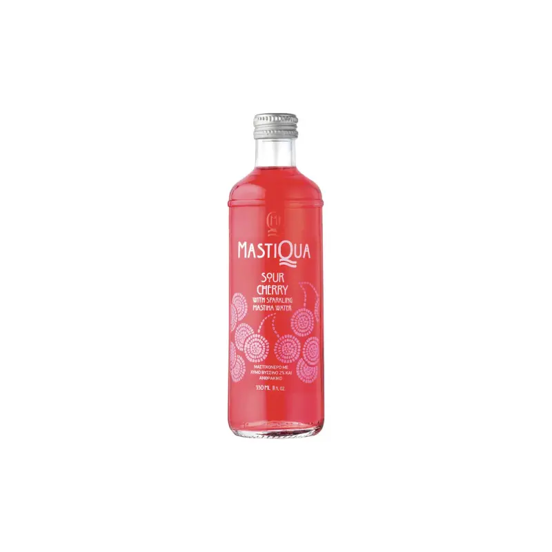 MASTIQUA Greek Sour Cherry Γυάλινη Φιάλη 330ml