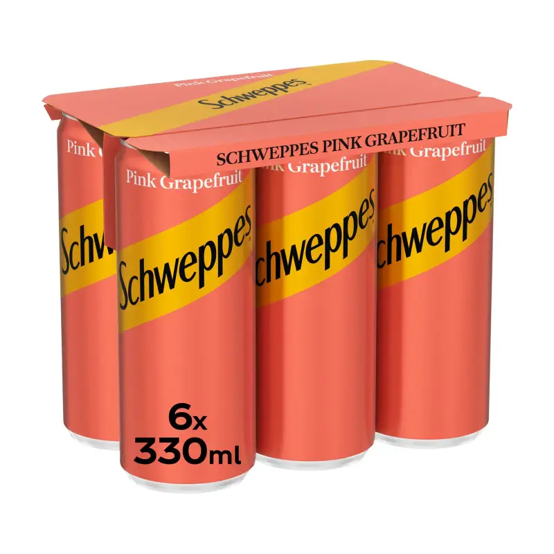 SCHWEPPES Mixer Pink Grapefruit 6x330ml