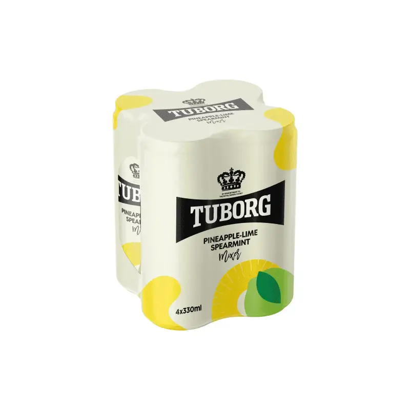 TUBORG Ανανάς, Λαιμ, Δυόσμος 4 x 330ml