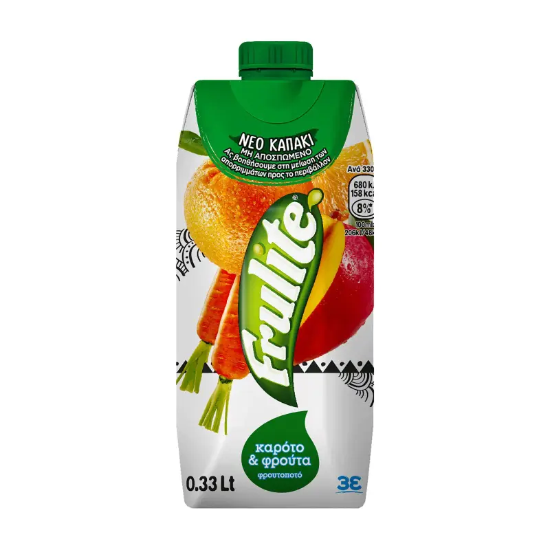 FRULITE Φρουτοποτό Καρότο & Φρούτα 330ml