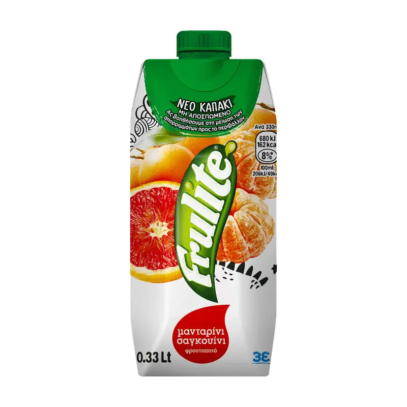 FRULITE Φρουτοποτό Μανταρίνι Σαγκουίνι 330ml