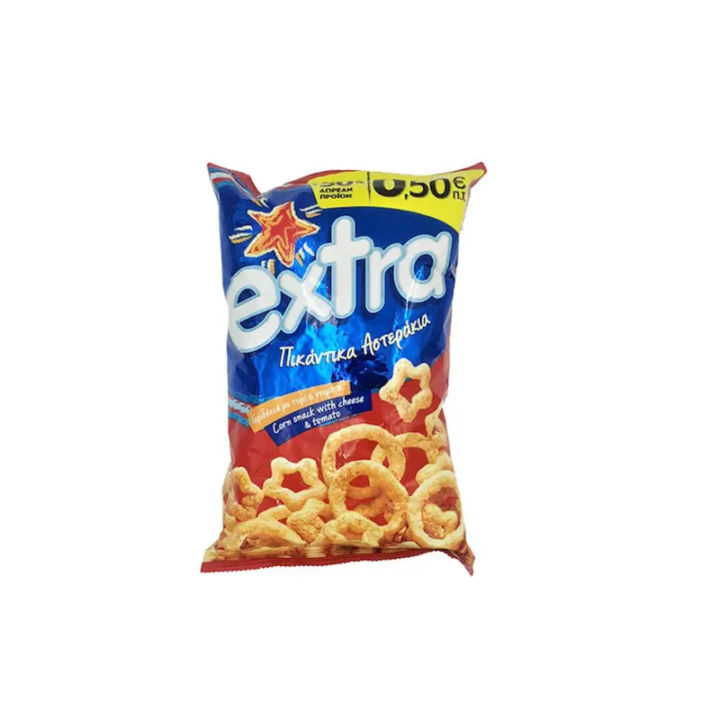 EXTRA Γαριδάκια Αστεράκια Cheese & Tomato 55gr