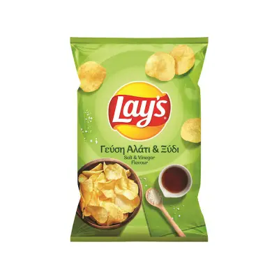 LAY_S Πατατάκια με Γεύση Αλάτι & Ξύδι 105gr