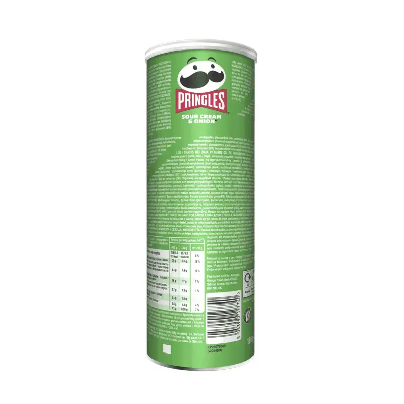 PRINGLES Πατατάκια Sour Cream & Onion 165gr
