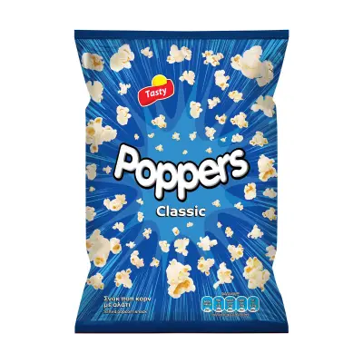 TASTY Poppers Ποπ Κορν με Αλάτι 81g