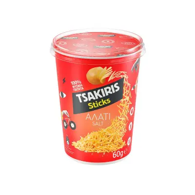 TSAKIRIS Sticks Cup Αλάτι 60g