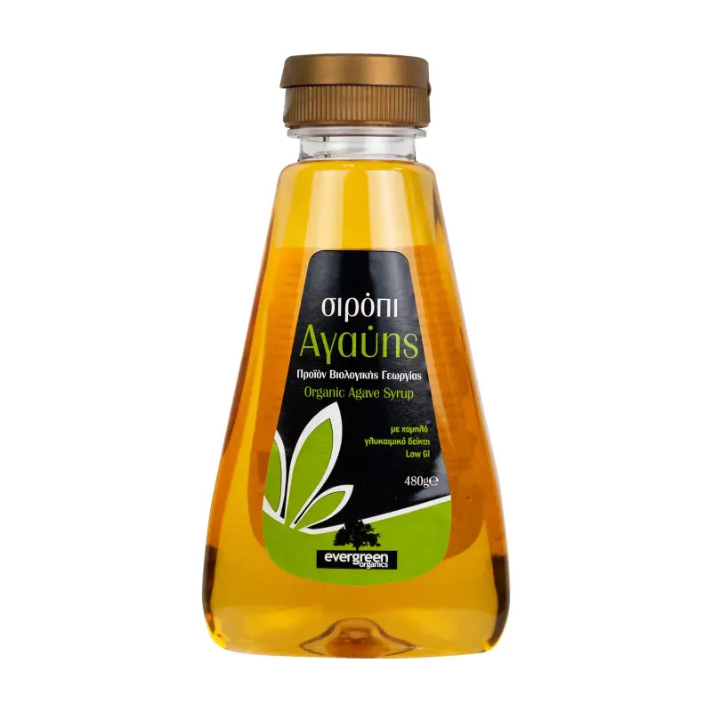 EVERGREEN Σιρόπι Αγαύης Βιολογικό 480g