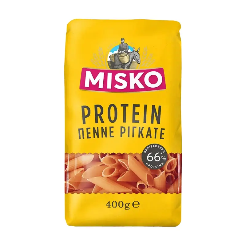 MISKO Protein Πένες Ριγέ 400g