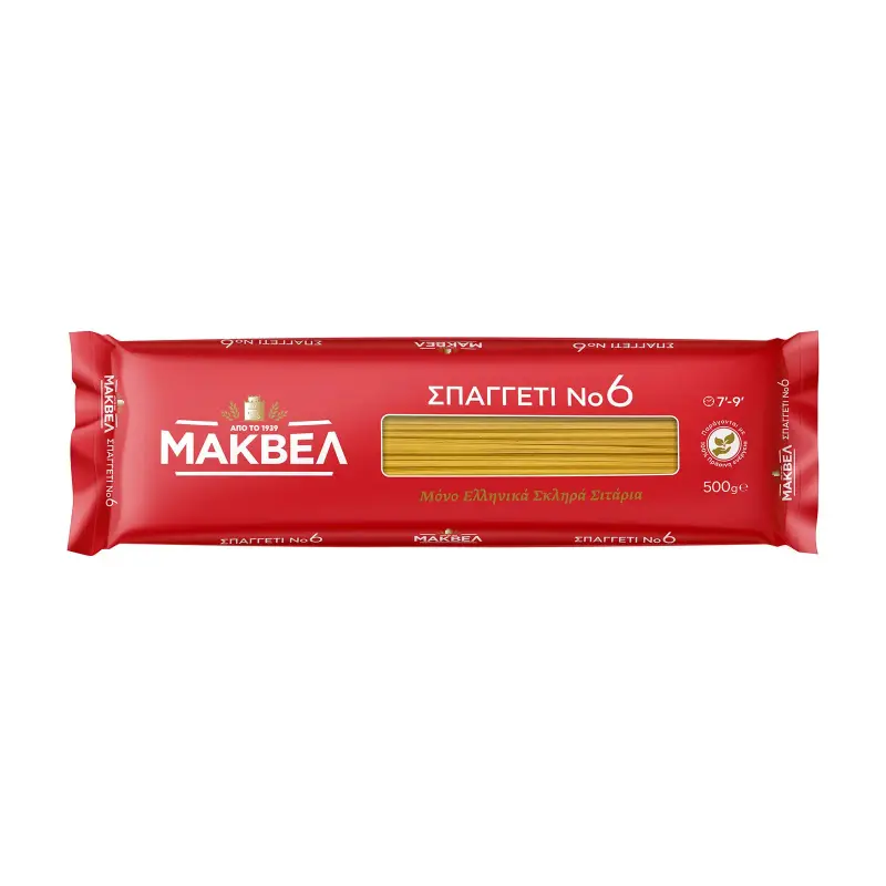 ΜΑΚΒΕΛ Σπαγγέτι Νο6 500g