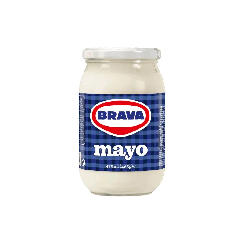 BRAVA Μαγιονέζα Γυάλινο Βάζο 12%475ml