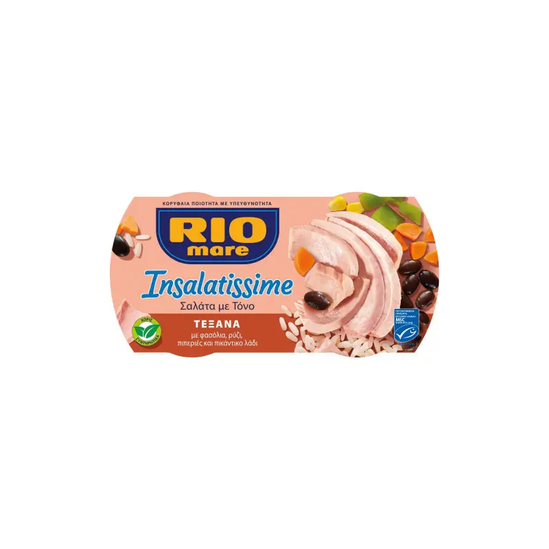 RIO MARE Insalatissime Τονοσαλάτα Τεξάνα 2x160g