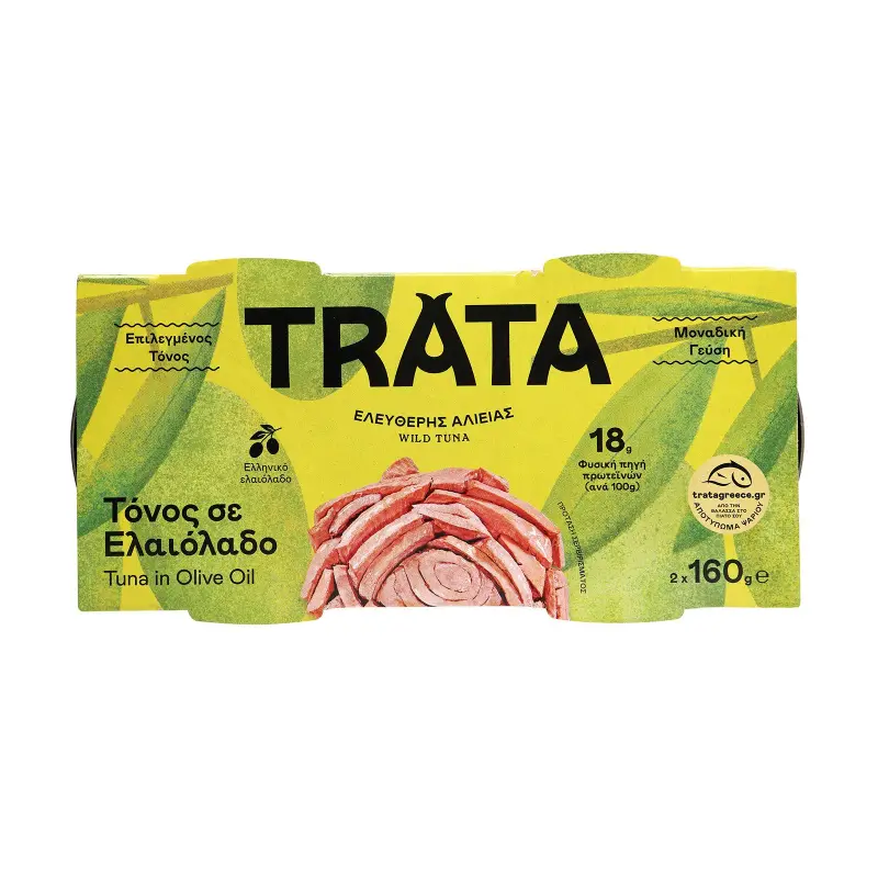 TRATA Τόνος σε Ελαιόλαδο 2x160g