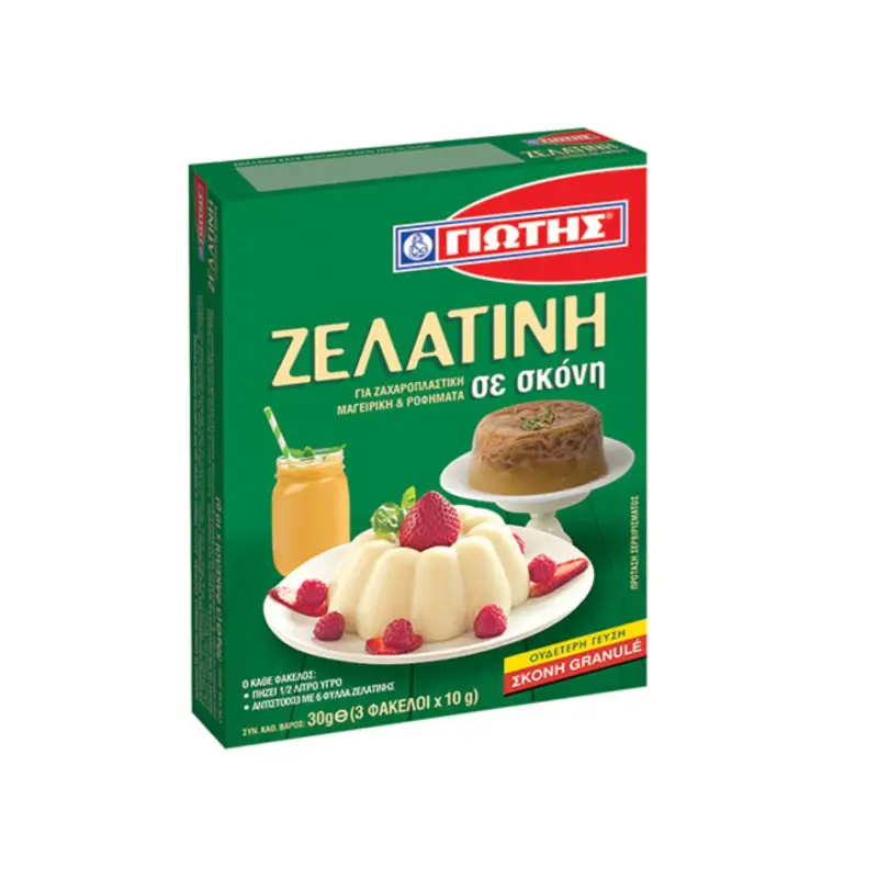 ΓΙΩΤΗΣ Ζελατίνη σε σκόνη 3x10g