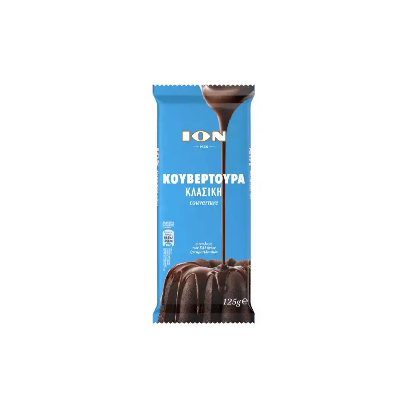 ΙΟΝ Κουβερτούρα Υγείας Κλασική 125g