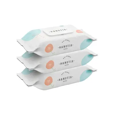 AGNOTIS PROMO PACK 2+1 ΔΩΡΟ BABY Wet Wipes, 70τεμ