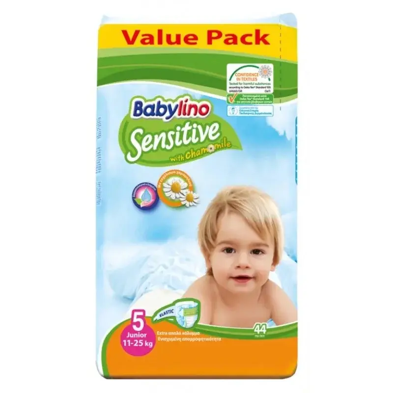 BABYLINO Sensitive Economy No 5 (11-25Kg) 44τμχ