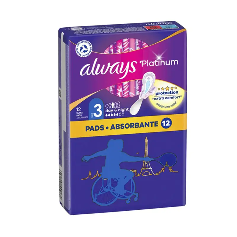 ALWAYS Platinum Ultra Night  Σερβιέτες 12τεμ