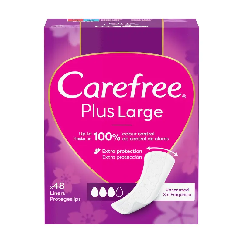 CAREFREE Σερβιετάκια Plus Large 48τεμ