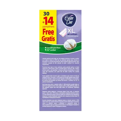 EVERYDAY All Cotton Σερβιετάκια Extra Long 30τεμ +14 Δώρο