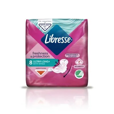 LIBRESSE Σερβιέτες Ultra long wing 8τεμ