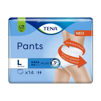 TENA Pants Plus Εσώρουχα Ακράτειας Large 14τεμ