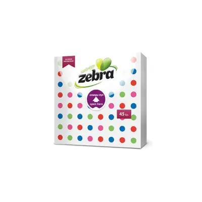 ZEBRA Paper Napkin 33x33cm (Easy Open) 45pcs