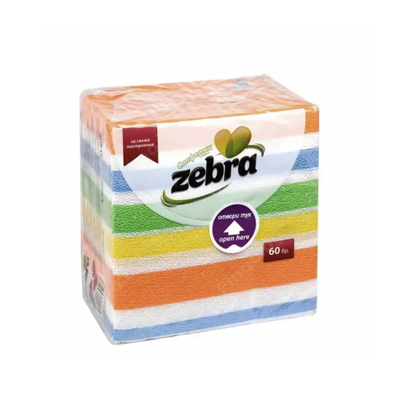 ZEBRA ΧΑΡΤΟΠΕΤΣΕΤΑ ΓΡΑΜΜΕΣ 60 ΤΜΧ