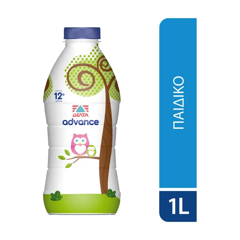 ΔΕΛΤΑ Advance Ρόφημα Γάλακτος Υψηλής Παστερίωσης 1lt