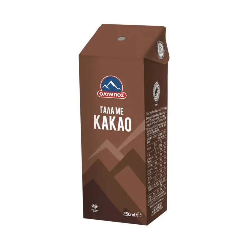 ΟΛΥΜΠΟΣ γάλα με κακάο 3,6' 250ml