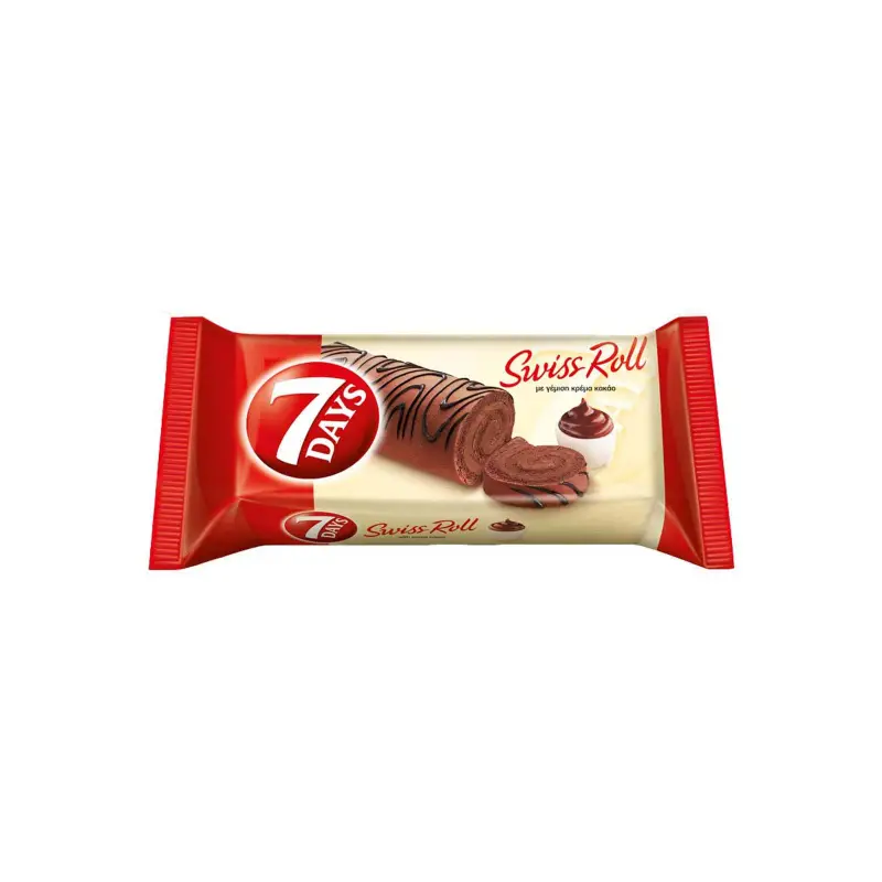 7 DAYS Swiss Roll Με Κακάο 200 gr