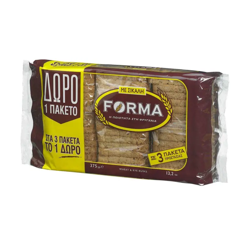 FORMA Φρυγανιές Σίκαλης (4×90 g) -0,50