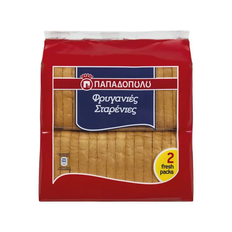 ΠΑΠΑΔΟΠΟΥΛΟΥ Φρυγανιές Σταρένιες 4×127.5g